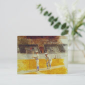 Briefkaart met Thomas Eakins schilderen (Staand voorkant)