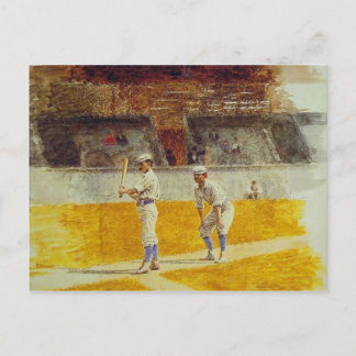 Briefkaart met Thomas Eakins schilderen