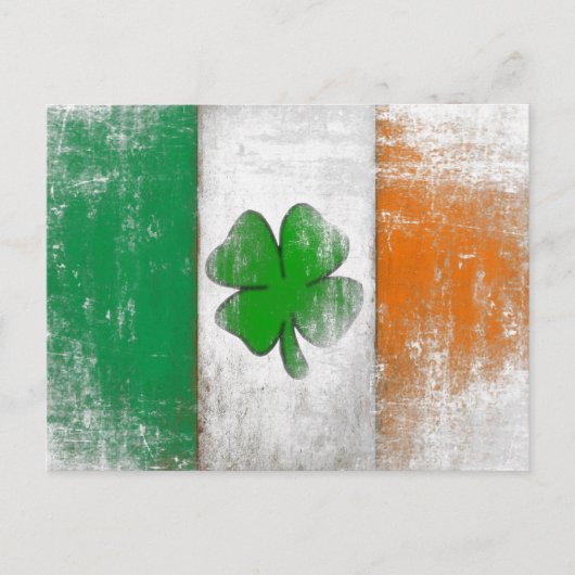 Briefkaart met  vlag (Voorkant)