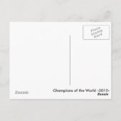 Briefkaart met vlag van Spanje (Achterkant)