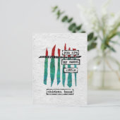 Briefkaart met zoete kippen - Moderne Abstracte (Staand voorkant)