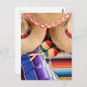 Briefkaart Mexicaanse objecten (Voorkant / Achterkant)