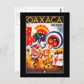 Briefkaart Mexico Groeten Vintage (Voorkant / Achterkant)