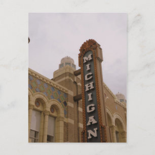 Briefkaart Michigan Theater