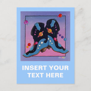 Briefkaart - Midnight Cowboy Boots