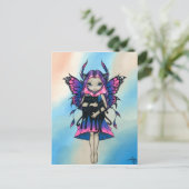 briefkaart "Mijn drie Katten" (Staand voorkant)