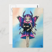 briefkaart "Mijn drie Katten" (Voorkant / Achterkant)