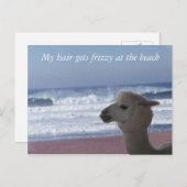 Briefkaart - Mijn haar wordt kroeshaar... (Voorkant / Achterkant)