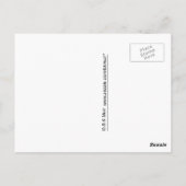 Briefkaart - Mijn haar wordt kroeshaar... (Achterkant)