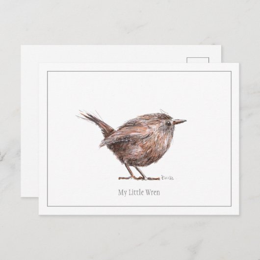 briefkaart "Mijn kleine kruiden" (Voorkant / Achterkant)