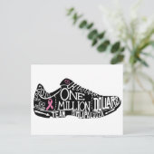 Briefkaart miljoen dollar (Staand voorkant)