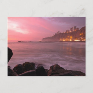 Briefkaart Miraflores Rosa, Lima, Peru