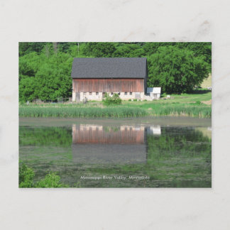 Briefkaart Mississippi River Valley