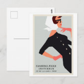 Briefkaart - Mode Week Amsterdam 1952 (Voorkant / Achterkant)