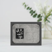 Briefkaart moeder-dochter (Staand voorkant)