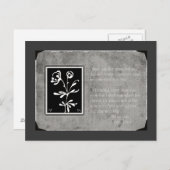 Briefkaart moeder-dochter (Voorkant / Achterkant)