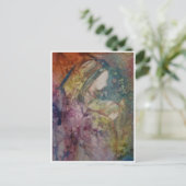 briefkaart "Moeder en kind" (Staand voorkant)