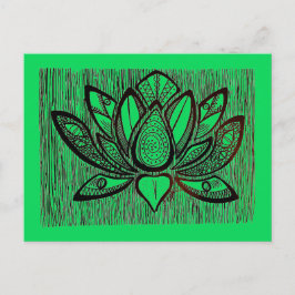 briefkaart "Monster Lotus"
