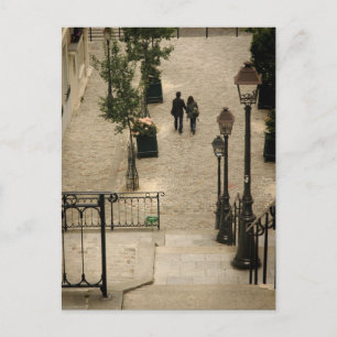 Briefkaart Montmartre Steps