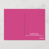 Briefkaart mooie expressies (Achterkant)