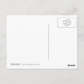 Briefkaart mooie paarse bloem (Achterkant)