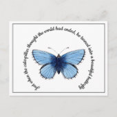 Briefkaart - Mooie vlinder (Voorkant)