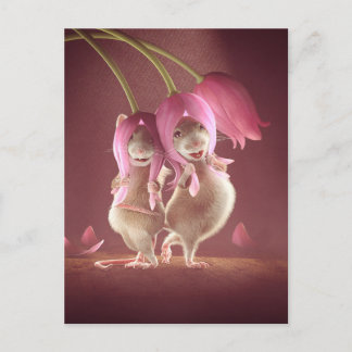 Briefkaart: "Mooie wensen" Briefkaart