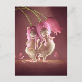 Briefkaart: "Mooie wensen" Briefkaart