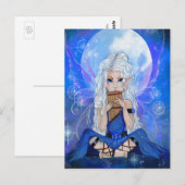 briefkaart "Moon Song" (Voorkant / Achterkant)