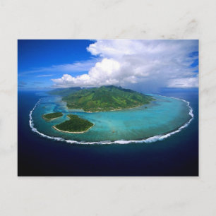 Briefkaart Moorea Island Overzicht, Frans-Polynesi