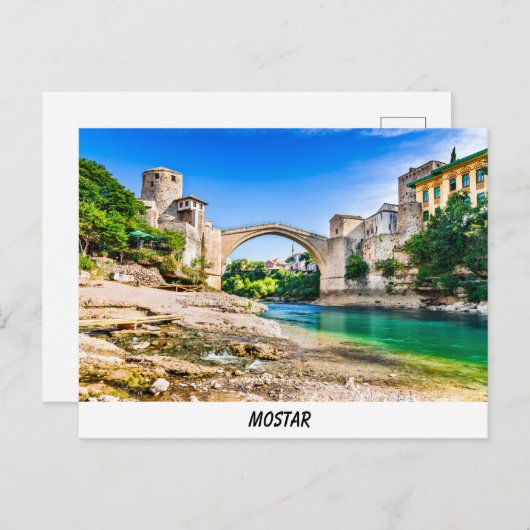 Briefkaart Mostar (Voorkant / Achterkant)