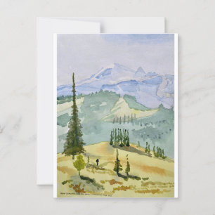 Briefkaart - Mount Rainier