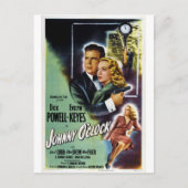 Briefkaart - Movie poster "Johnny O'Clock" 1947 (Voorkant)