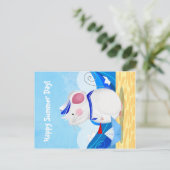 Briefkaart Muis Sailor (Staand voorkant)