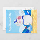Briefkaart Muis Sailor (Voorkant / Achterkant)