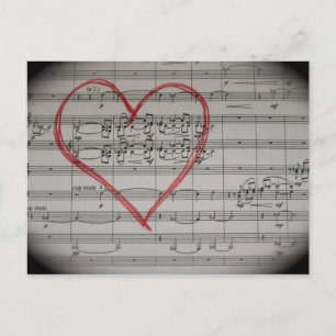 Briefkaart Music Lovers