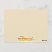 Briefkaart Muziekartiest (Achterkant)