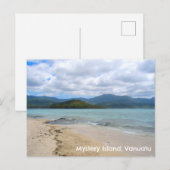 Briefkaart Mystery Island, Vanuatu. (Voorkant / Achterkant)