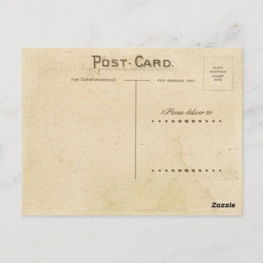 Briefkaart naaimachine (Achterkant)