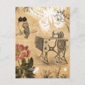 Briefkaart naaimachine (Voorkant)