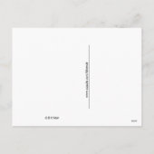 Briefkaart - naar mijn Valentijn hartvorm (Achterkant)