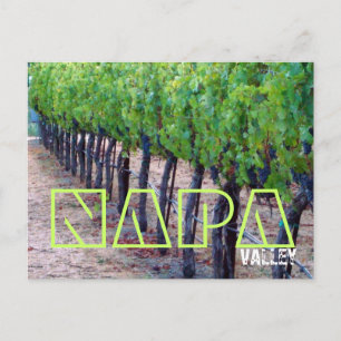 Briefkaart Napa Valley (wijn)