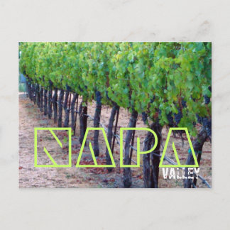 Briefkaart Napa Valley (wijn)