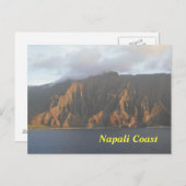 Briefkaart Napali Coast (Voorkant / Achterkant)