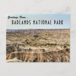 Briefkaart nationaal badlands