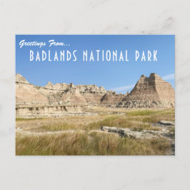 Briefkaart nationaal badlands
