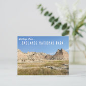 Briefkaart nationaal badlands (Staand voorkant)