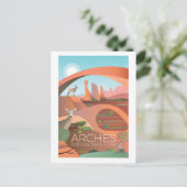 Briefkaart nationaal park Arches (Staand voorkant)