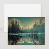 Briefkaart Nationaal Park Yosemite (Voorkant / Achterkant)