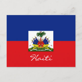 Briefkaart nationale vlag Haïti